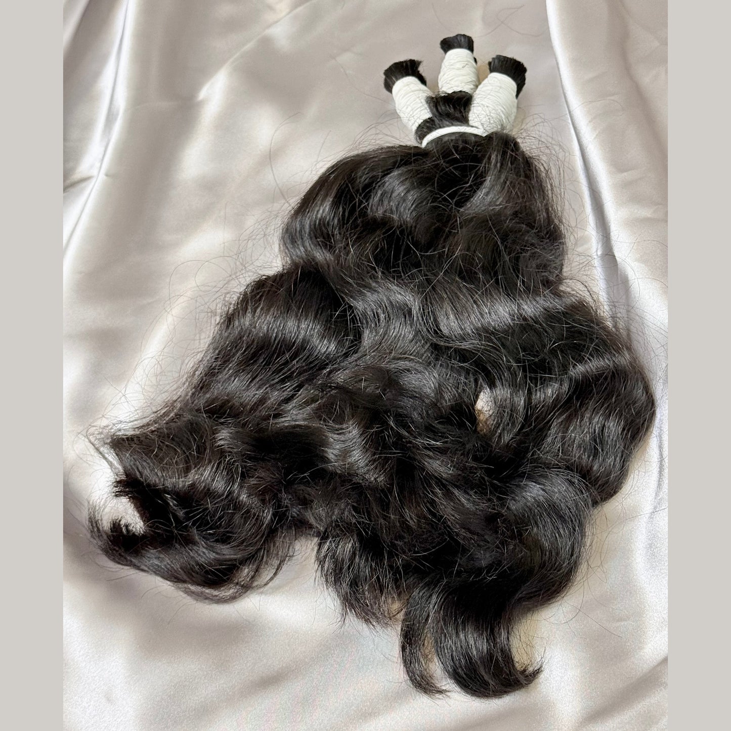Bulk braiding hair
