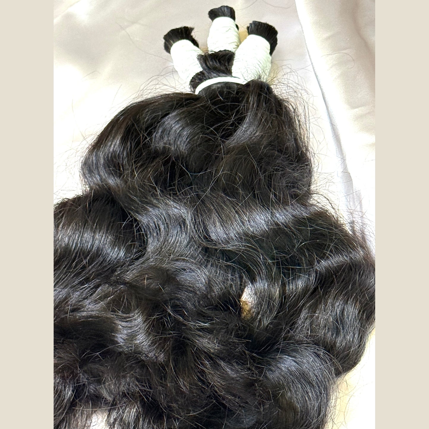 Bulk braiding hair